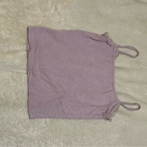 Chic Lavender Spaghetti Strap Top